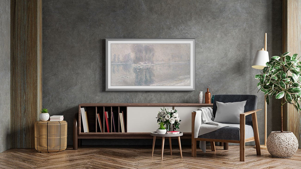 Frame My TV Samsung The Frame  85" Alloy Scoop Frame In Graphite - FRM-AL-SC-GPH-85 - image 3