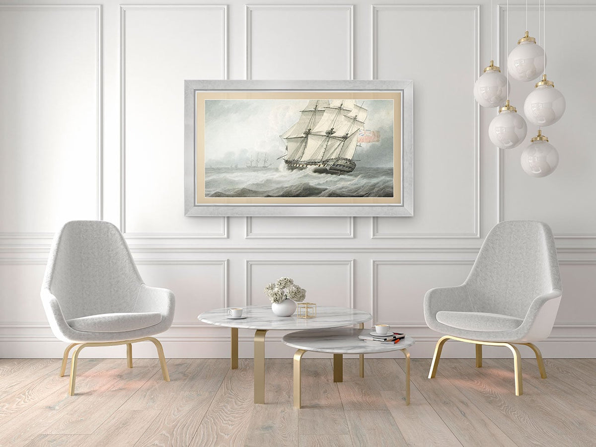 Frame My TV Samsung The Frame  65" Premiere Frame In Contemporary Silver - FRM-SF-D4013-65 - image 3