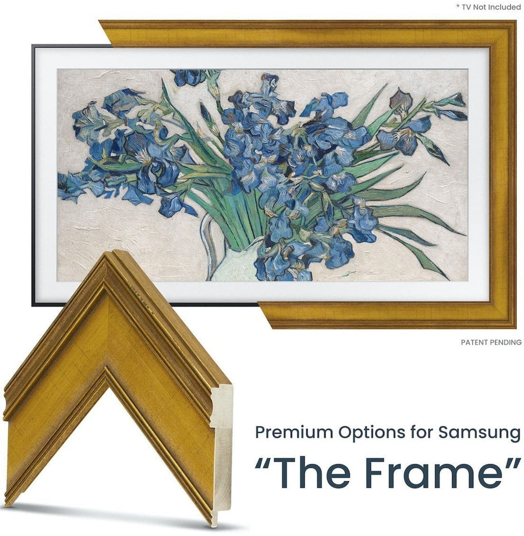 Frame My TV Samsung The Frame  75" Premiere Frame In Antique Gold - FRM-SF-D5179-75 - image 2