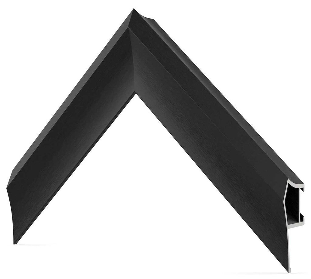 Frame My TV Samsung The Frame  43" Alloy Prismatic Frame In Anodized Black - FRM-AL-PR-BLK-43 - image 4
