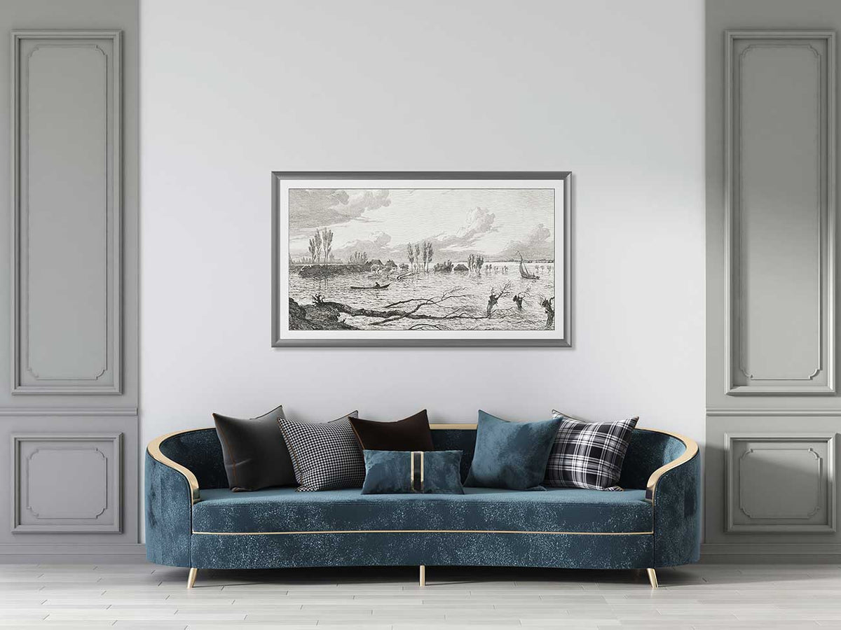 Frame My TV Samsung The Frame  43" Alloy Prismatic Frame In Graphite - FRM-AL-PR-GPH-43 - image 7