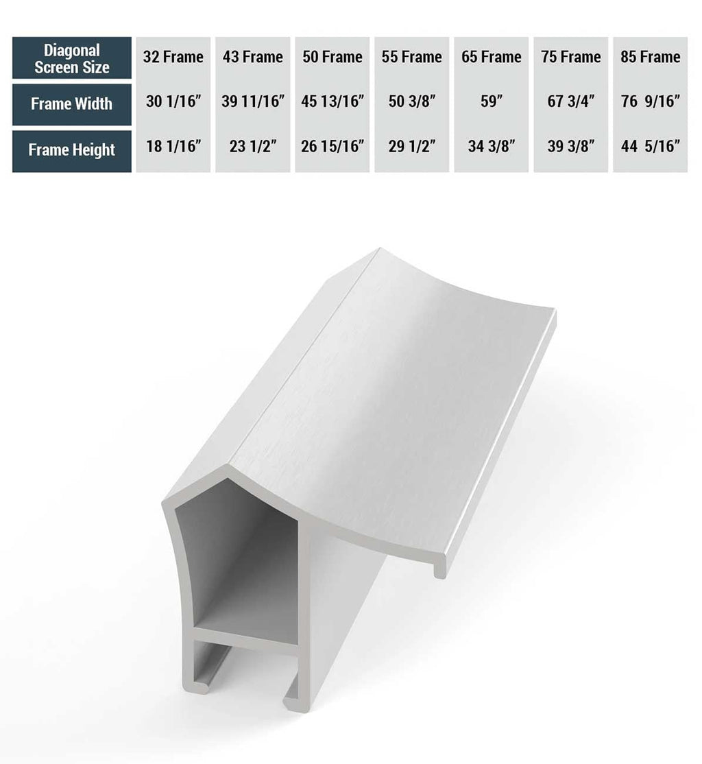 Frame My TV Samsung The Frame  32" Alloy Prismatic Frame In Pure White - FRM-AL-PR-WHT-32 - image 5