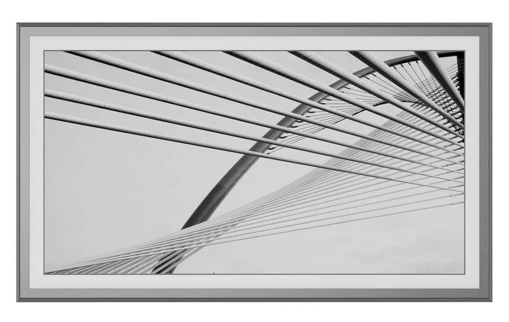 Frame My TV Samsung The Frame  32" Alloy Prismatic Frame In Graphite - FRM-AL-PR-GPH-32 - image 2