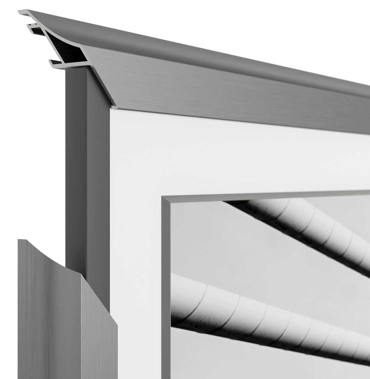 Frame My TV Samsung The Frame  32" Alloy Scoop Frame In Graphite - FRM-AL-SC-GPH-32 - image 1