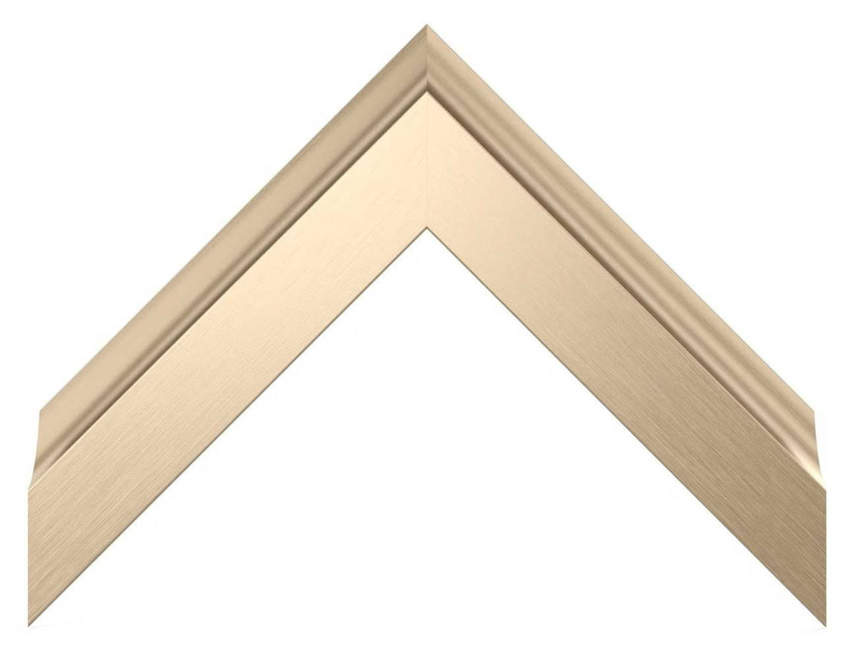 Frame My TV Samsung The Frame  43" Alloy Scoop Frame In Pale Gold - FRM-AL-SC-GLD-43 - image 4