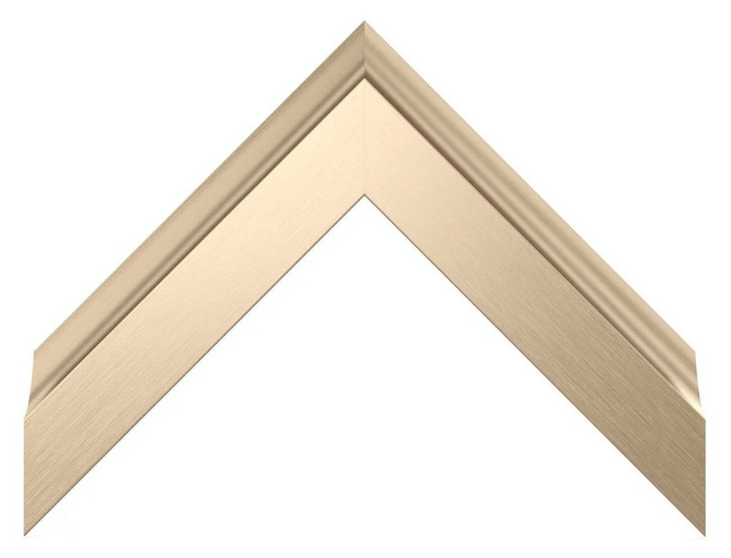 Frame My TV Samsung The Frame  55" Alloy Scoop Frame In Pale Gold - FRM-AL-SC-GLD-55 - image 4