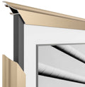 Frame My TV Samsung The Frame  43" Alloy Scoop Frame In Pale Gold - FRM-AL-SC-GLD-43 - image 1