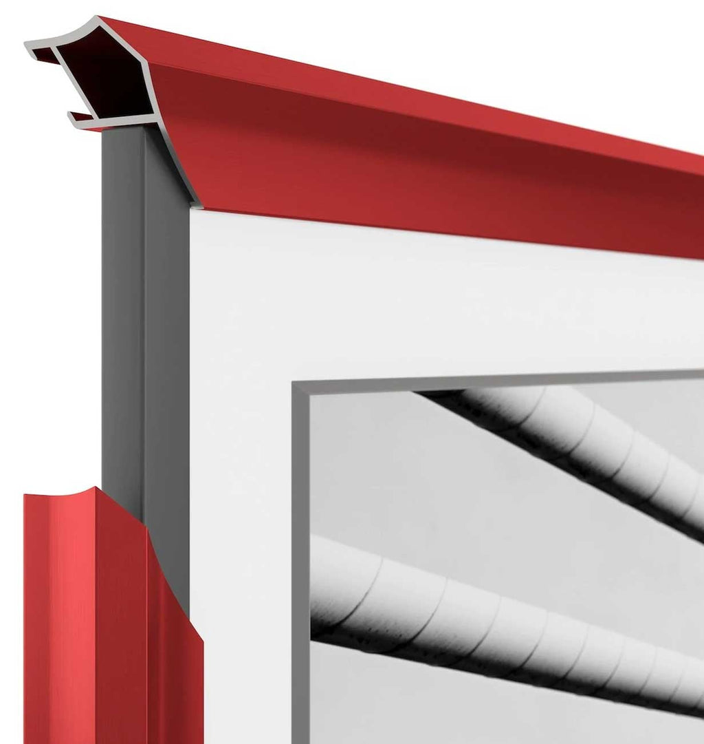 Frame My TV Samsung The Frame  55" Alloy Prismatic Frame In Candy Apple Red - FRM-AL-PR-RED-55 - image 1