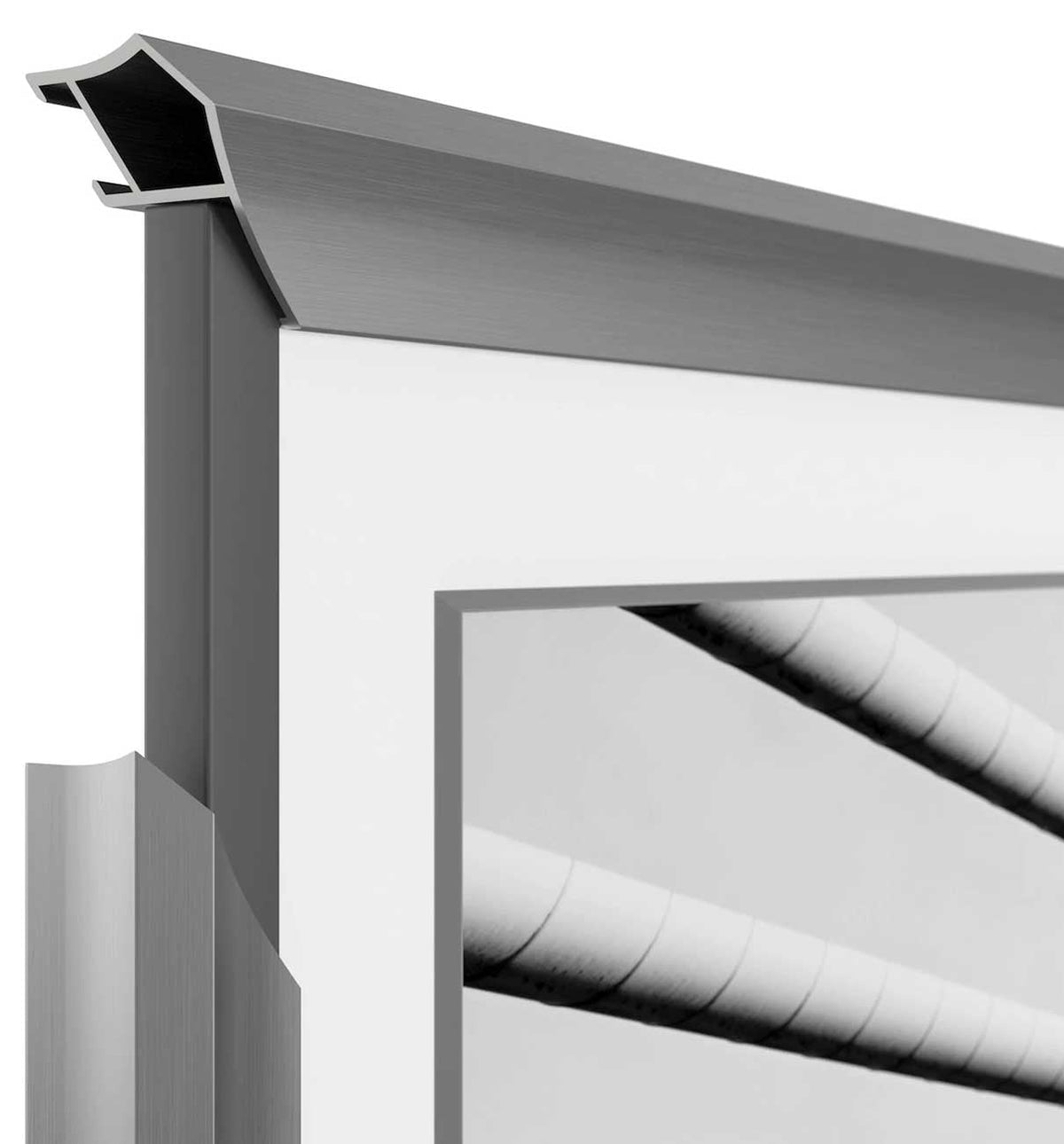 Frame My TV Samsung The Frame  55" Alloy Prismatic Frame In Graphite - FRM-AL-PR-GPH-55 - image 1