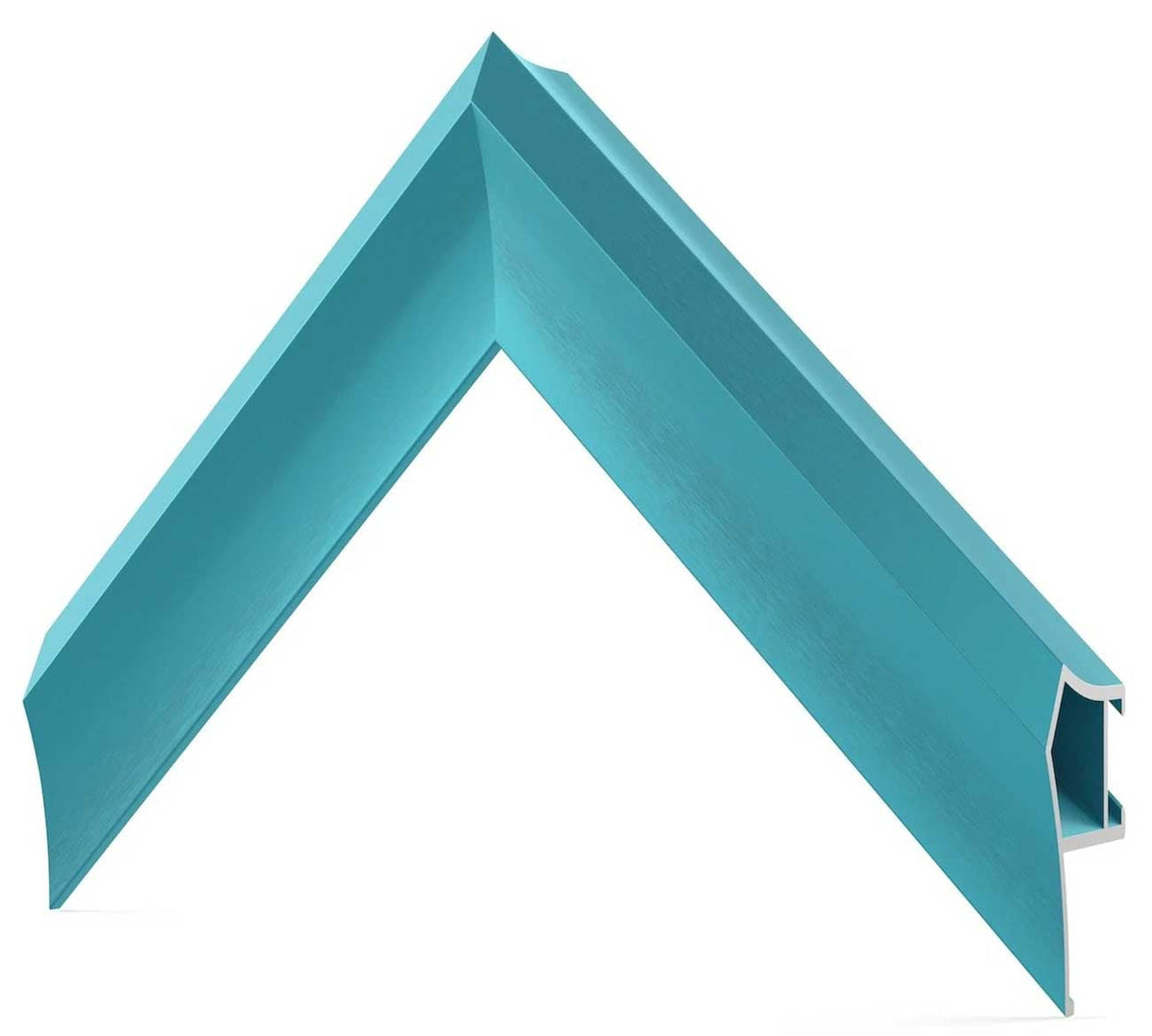Frame My TV Samsung The Frame  75" Alloy Prismatic Frame In Caribbean Turquoise - FRM-AL-PR-TURQ-75 - image 4