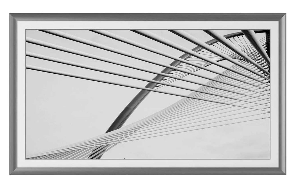 Frame My TV Samsung The Frame  85" Alloy Prismatic Frame In Graphite - FRM-AL-PR-GPH-85 - image 2