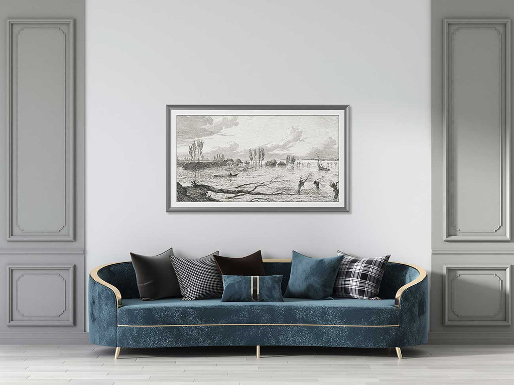 Frame My TV Samsung The Frame  85" Alloy Prismatic Frame In Graphite - FRM-AL-PR-GPH-85 - image 7