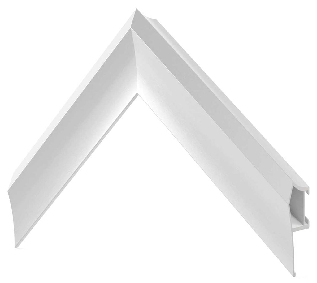 Frame My TV Samsung The Frame  85" Alloy Prismatic Frame In Pure White - FRM-AL-PR-WHT-85 - image 4