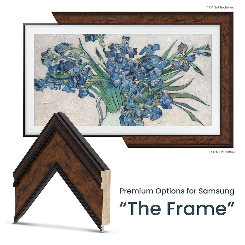 Frame My TV Samsung The Frame  32" Premiere Frame In Burlwood - FRM-SF-D4165-32 - image 2