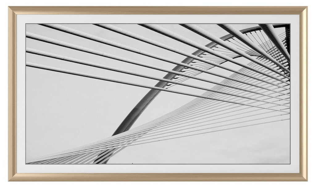 Frame My TV Samsung The Frame  50" Alloy Prismatic Frame In Pale Gold - FRM-AL-PR-GLD-50 - image 2