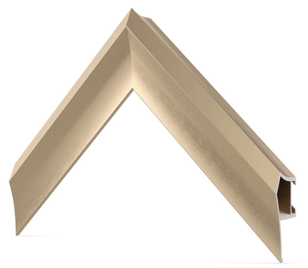 Frame My TV Samsung The Frame  65" Alloy Prismatic Frame In Pale Gold - FRM-AL-PR-GLD-65 - image 3