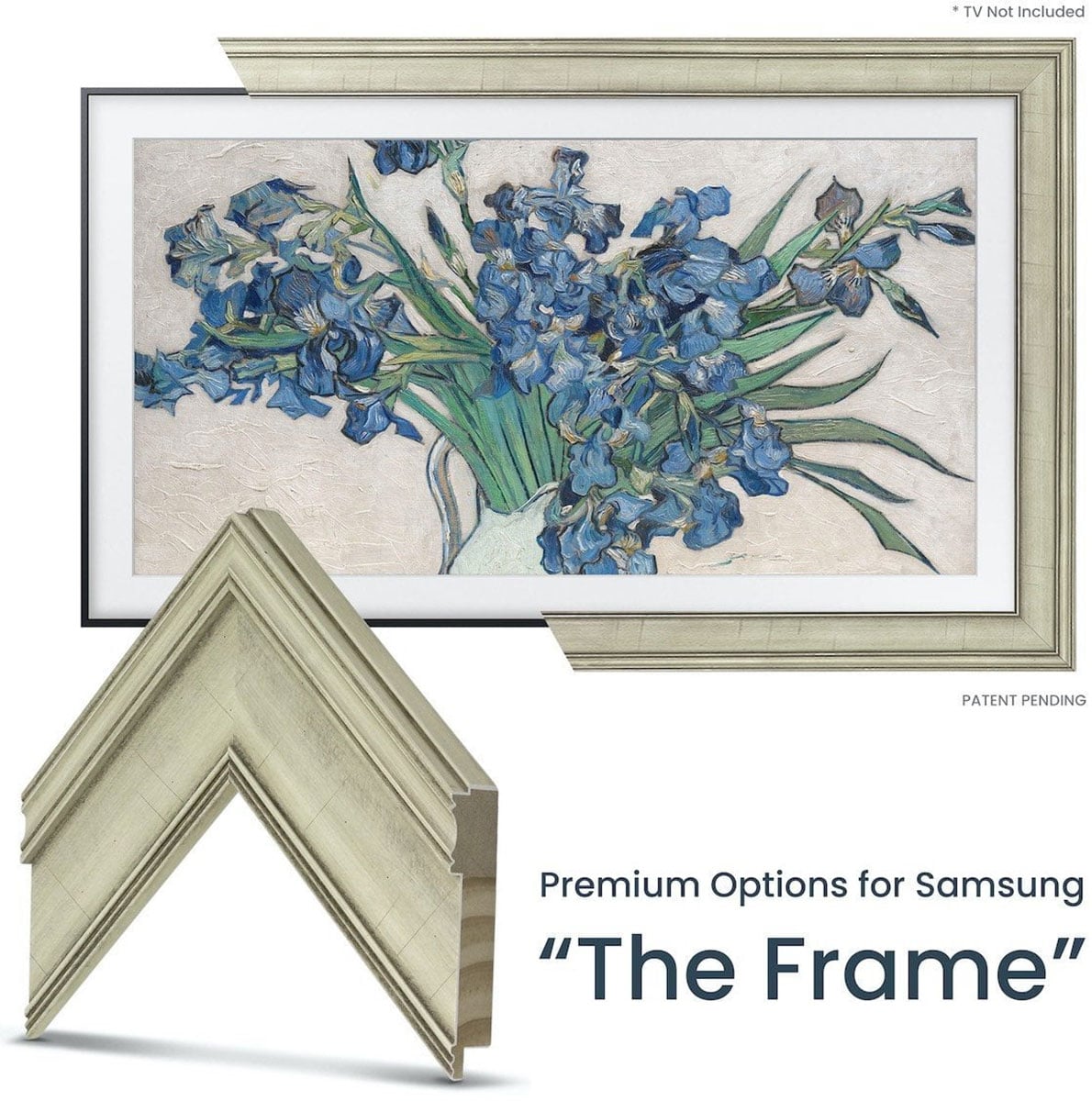 Frame My TV Samsung The Frame  55" Premiere Frame In Antique White - FRM-SF-D5181-55 - image 2