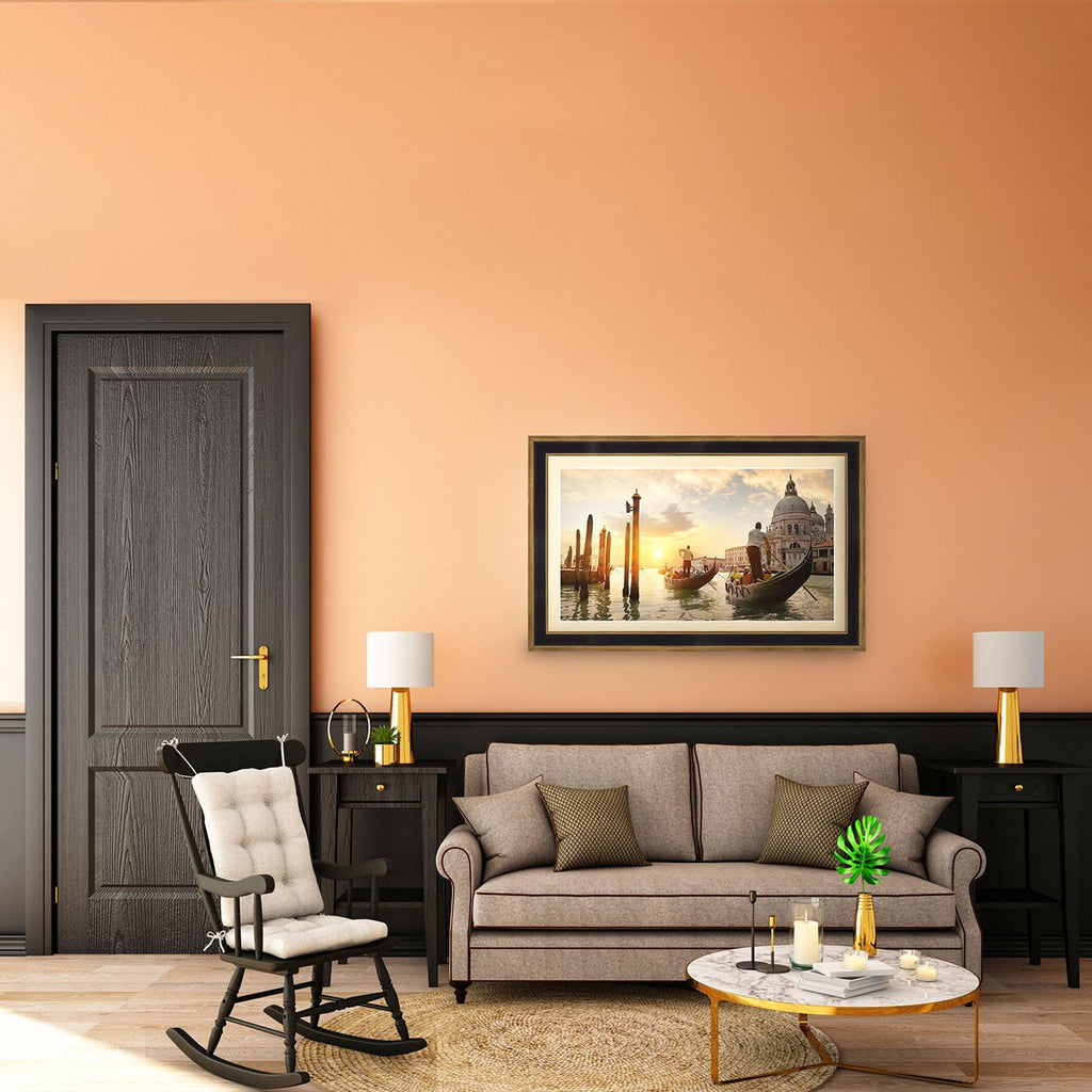 Frame My TV Samsung The Frame  65" Premiere Frame In Antique Gold & Black - FRM-SF-D5183-65 - image 7