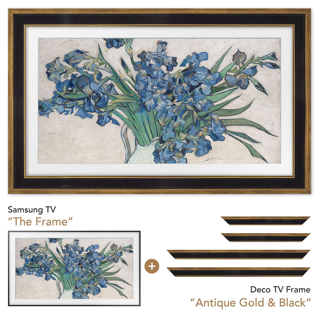 Frame My TV Samsung The Frame  85" Premiere Frame In Antique Gold & Black - FRM-SF-D5183-85 - image 6