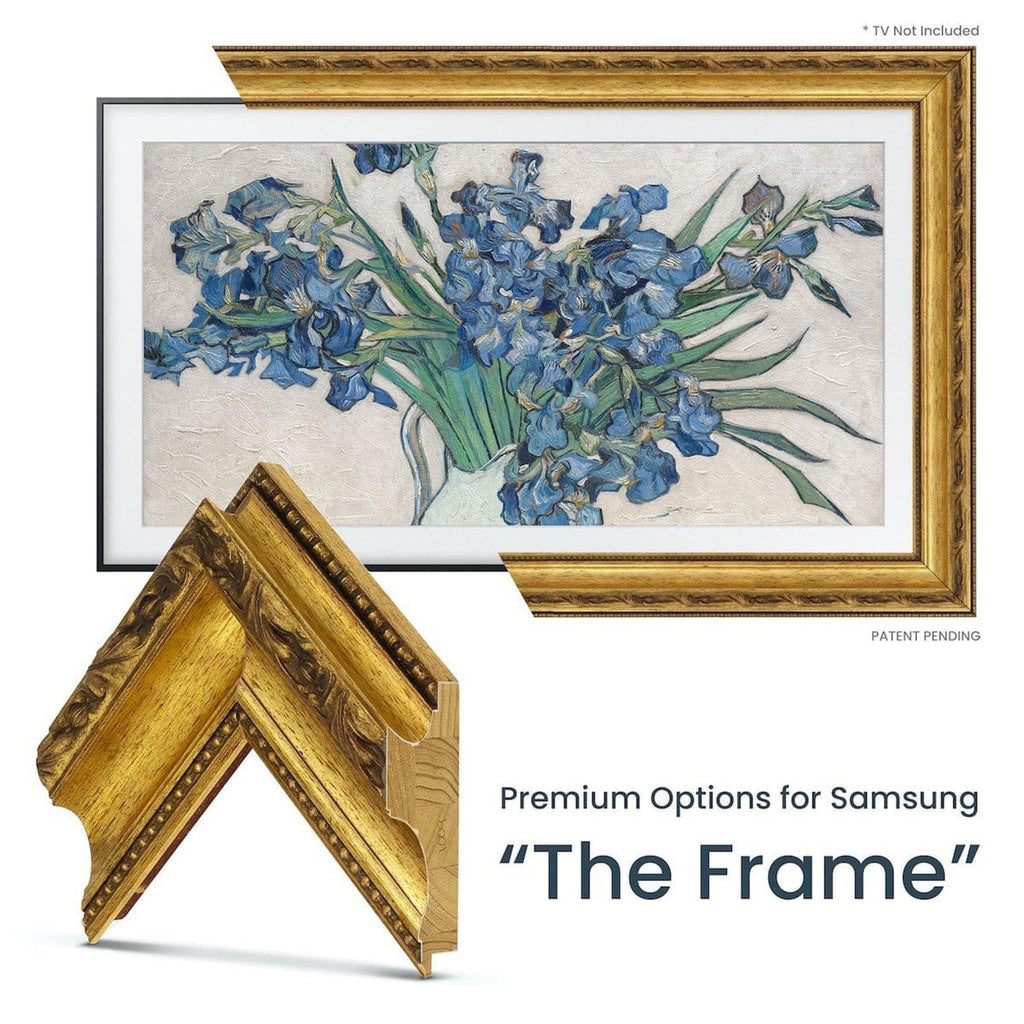 Frame My TV Samsung The Frame  55" Premiere Frame In Ornate Gold - FRM-SF-D1009-55 - image 2