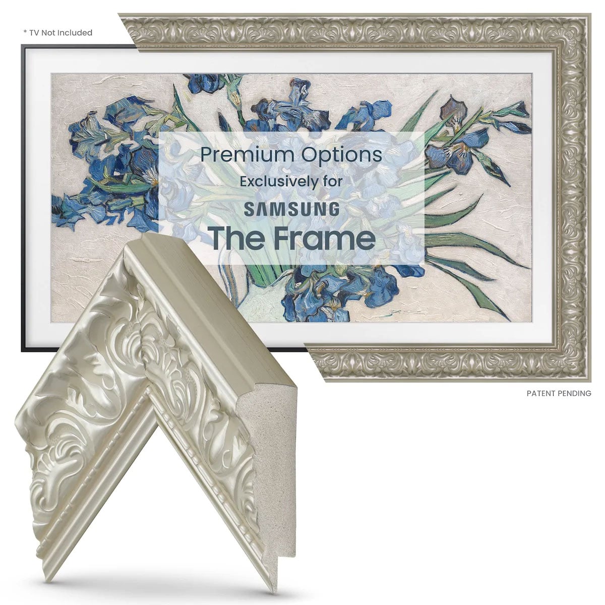 Frame My TV Samsung The Frame  32" Premiere Frame In Tuscan Pearl - FRM-SF-P5084-32 - image 2