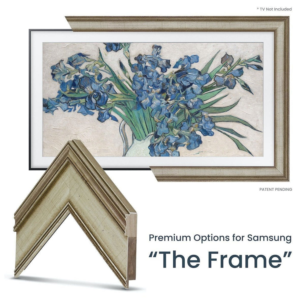 Frame My TV Samsung The Frame  75" Premiere Frame In Champagne - FRM-SF-D5180-75 - image 2