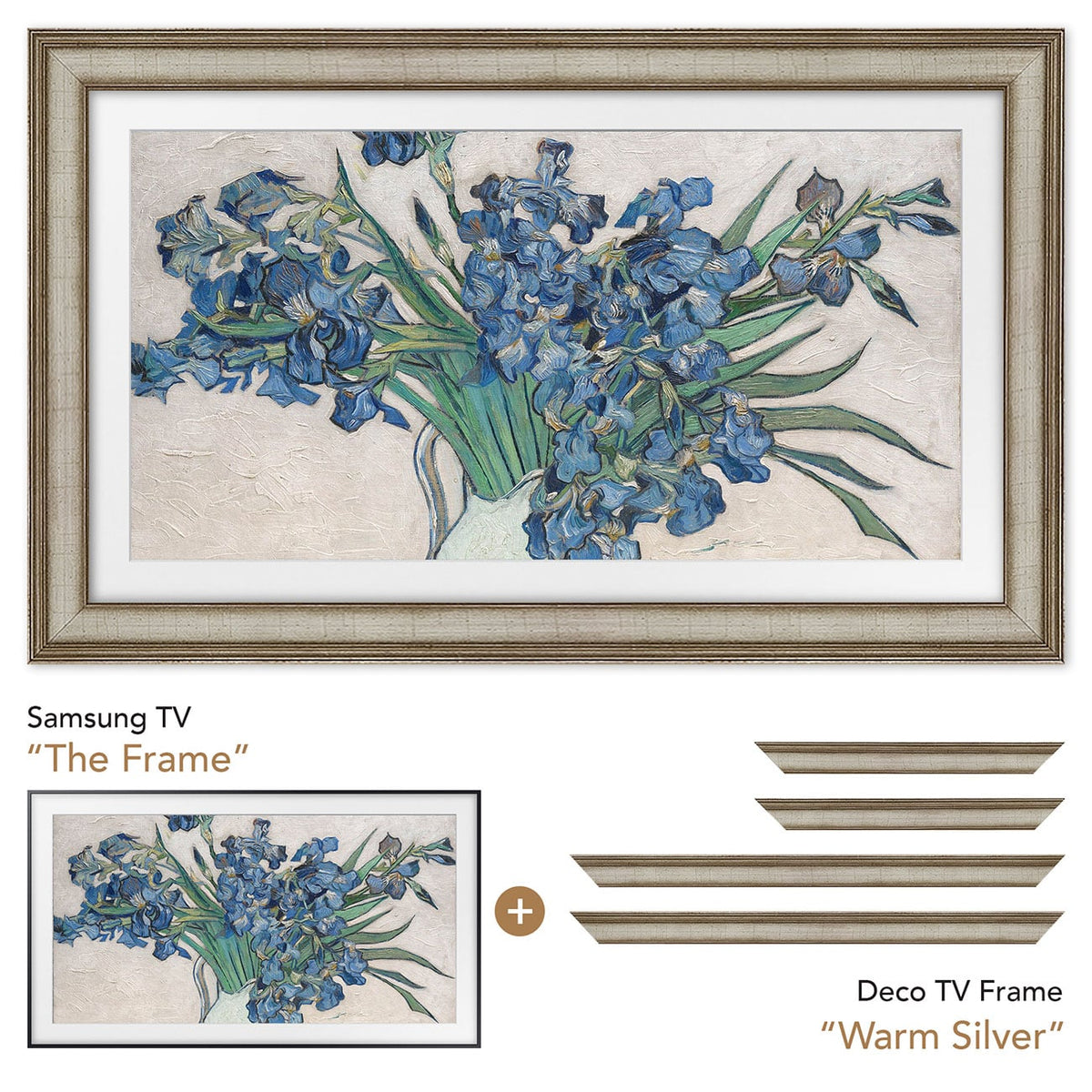 Frame My TV Samsung The Frame  75" Premiere Frame In Champagne - FRM-SF-D5180-75 - image 6