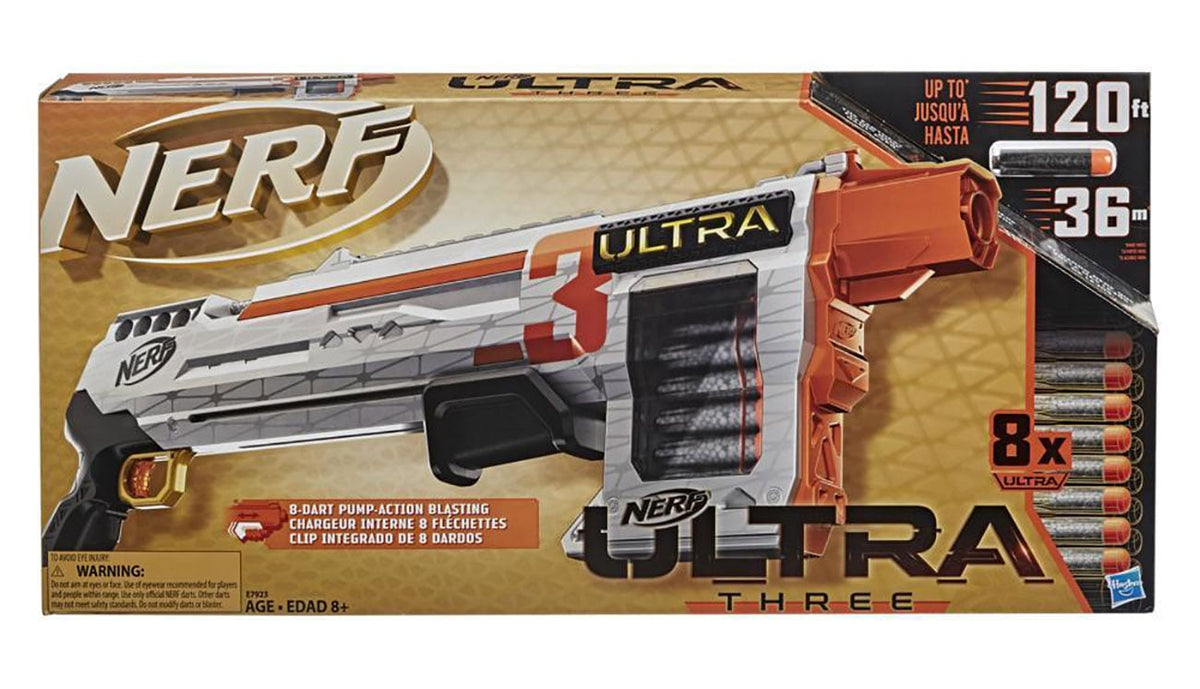 Hasbro Nerf Ultra Three Pump-Action Dart Blaster - HSBE7923 - image 2
