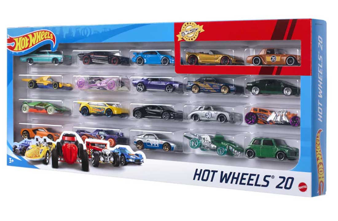 Hot Wheels 1:64 Scale 20-Car Pack (Styles May Vary) - MTTH7045 - image 1