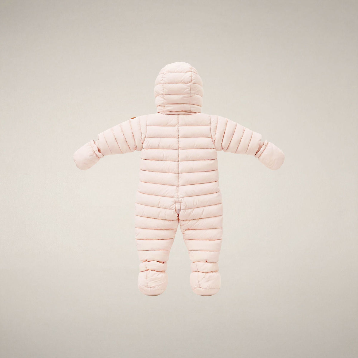 Unisex Baby Padded Overall Storm in Whisper Pink
