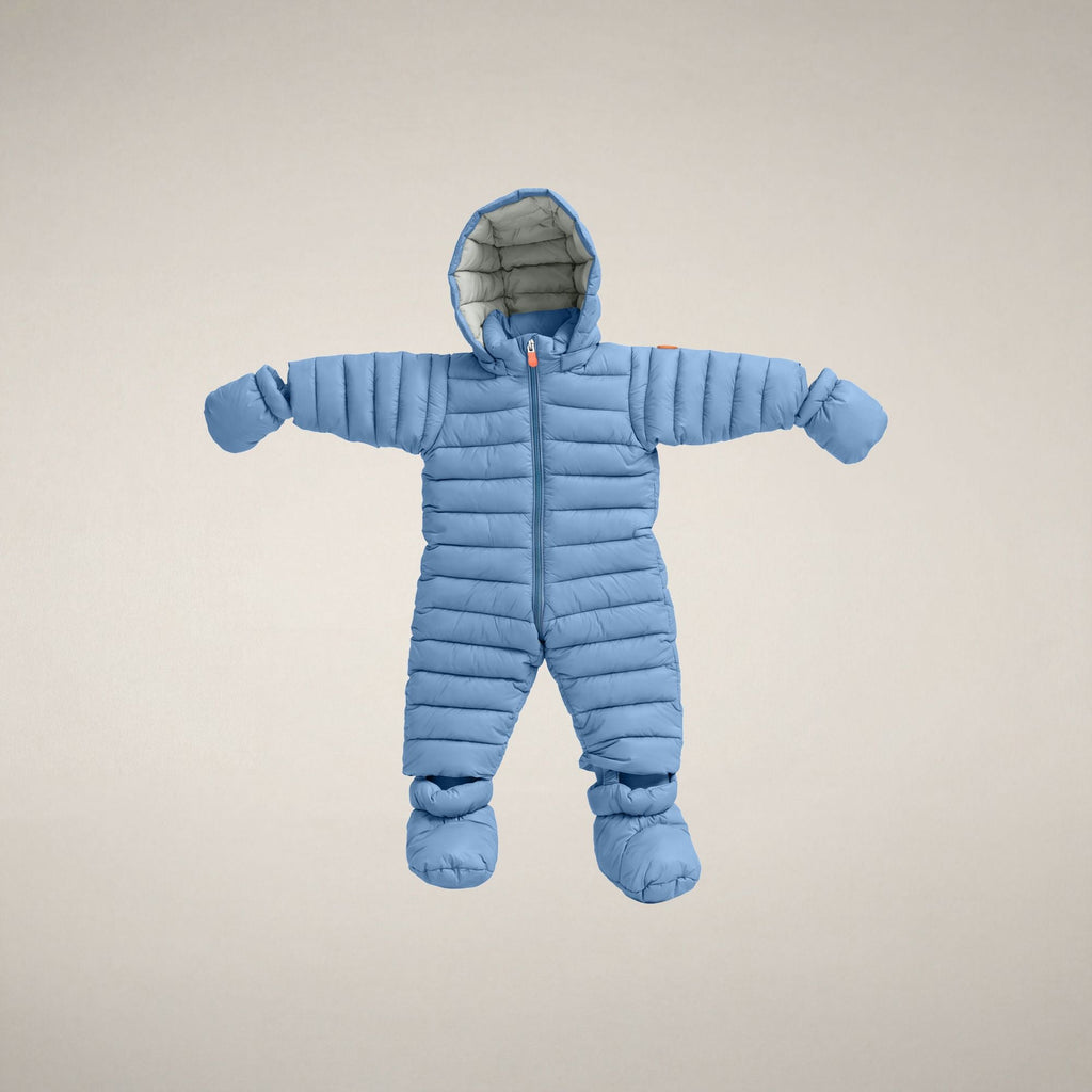 Unisex Baby Padded Overall Storm in Dolphin Blue
