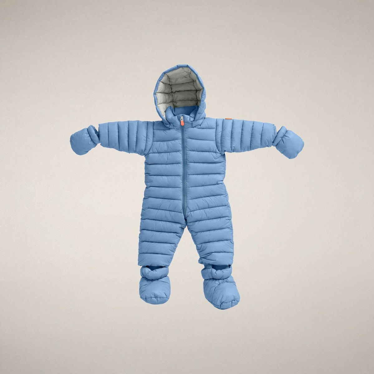 Unisex Baby Padded Overall Storm in Dolphin Blue