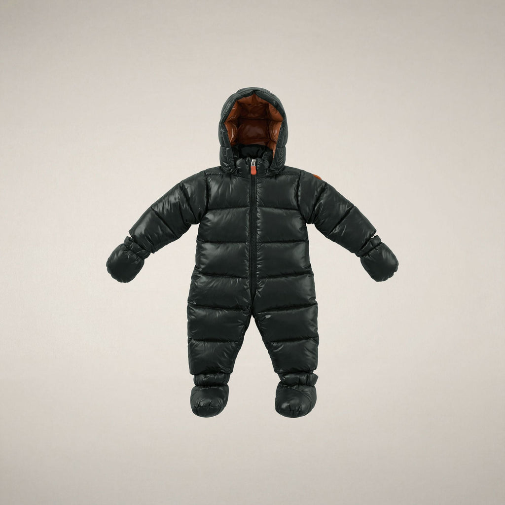 Unisex Baby Padded Overall Shell in Nori Green