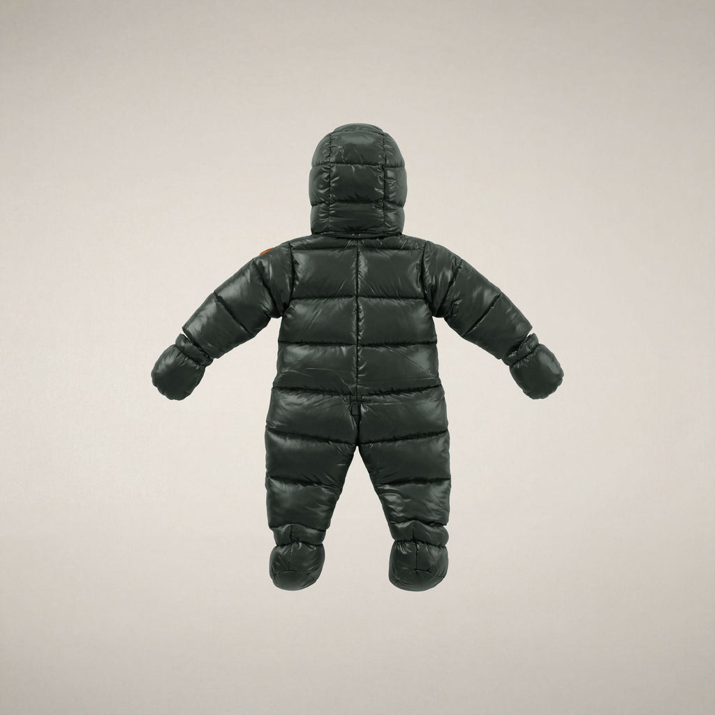 Unisex Baby Padded Overall Shell in Nori Green