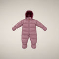 Unisex Baby Padded Overall Shell in Wild Orchid