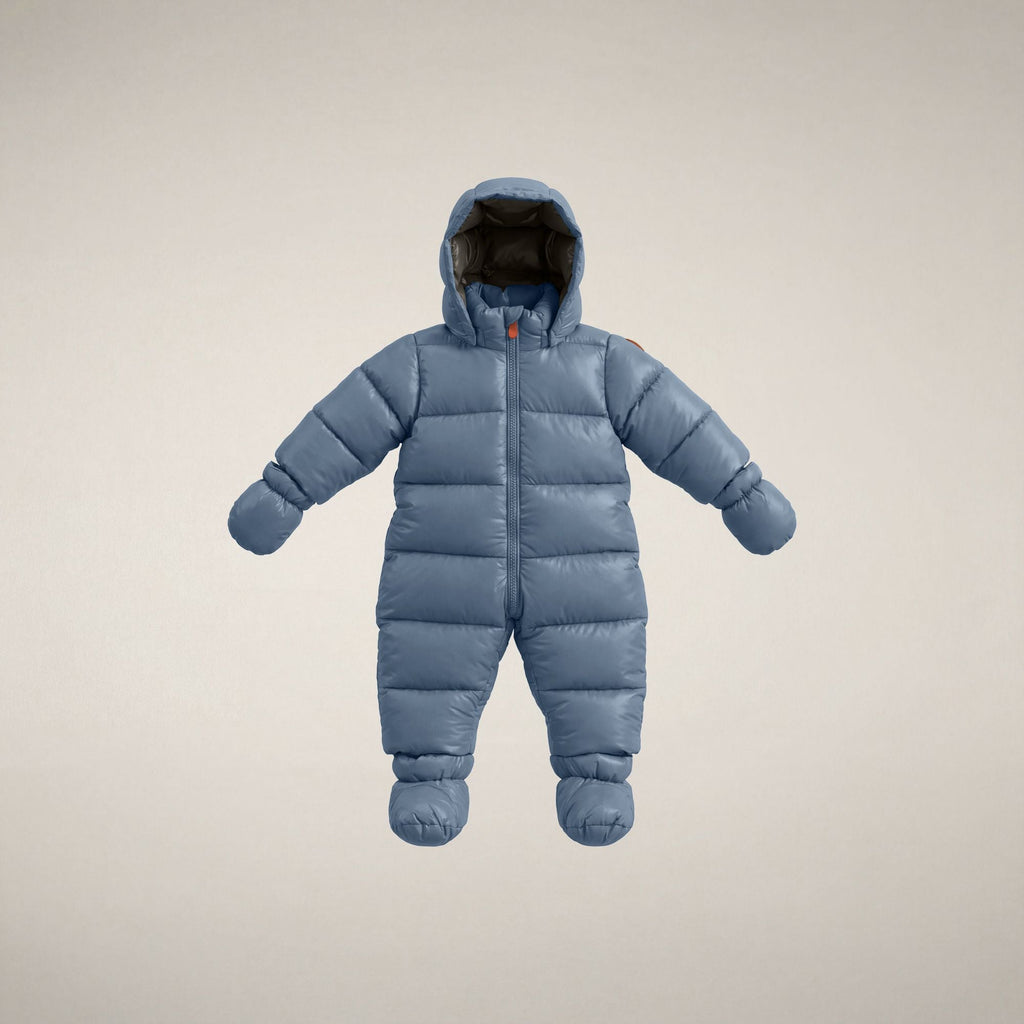Unisex Baby Padded Overall Shell in Dolphin Blue