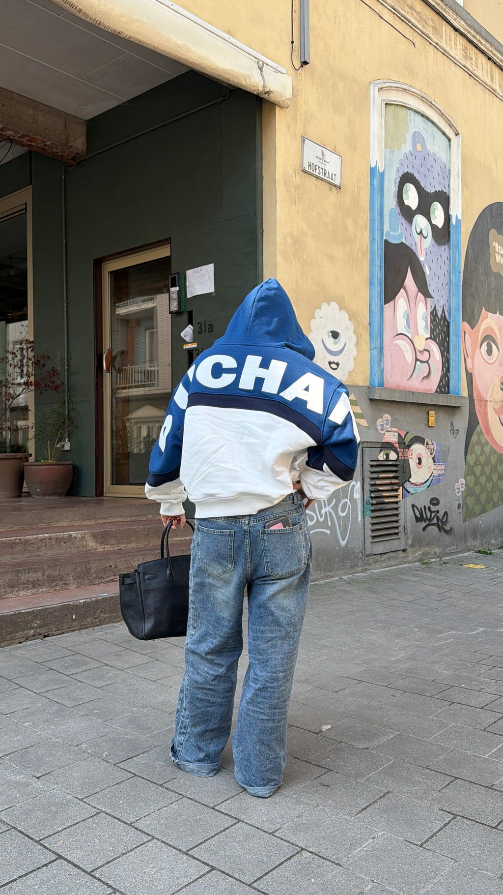 Colorblock Zip-up - Blue