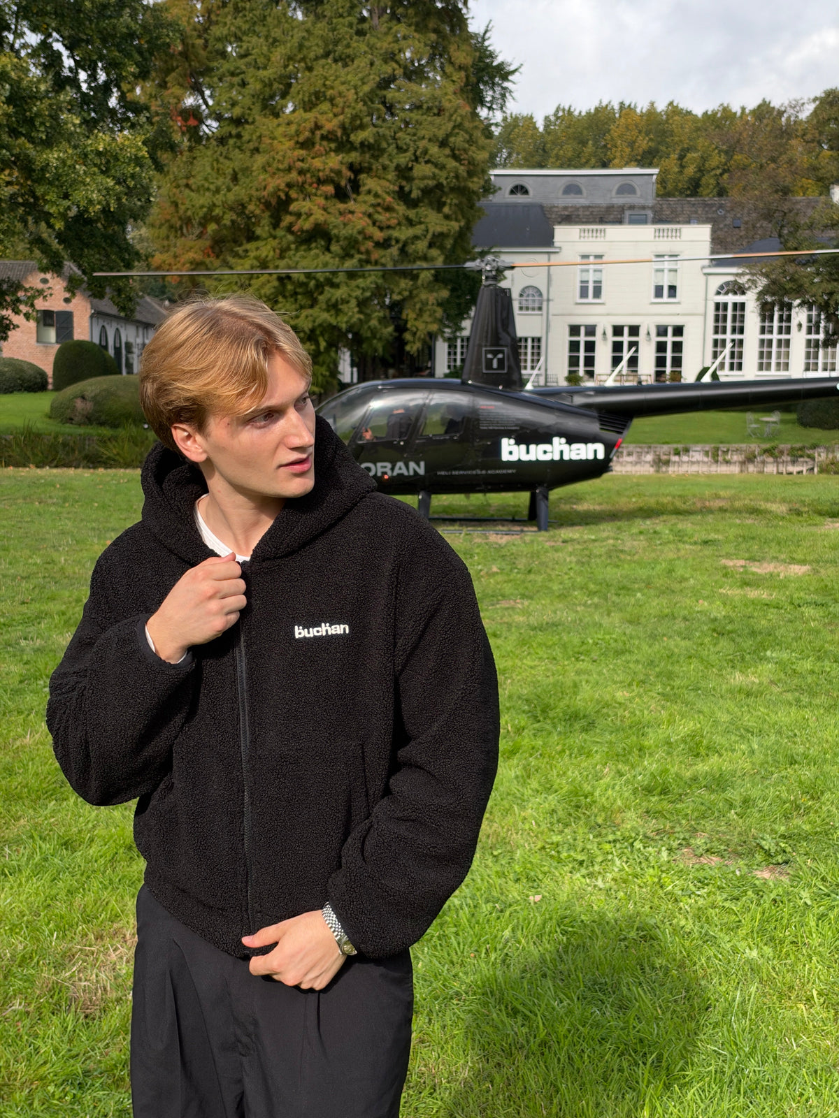 Buchan Studios Fleece - Black