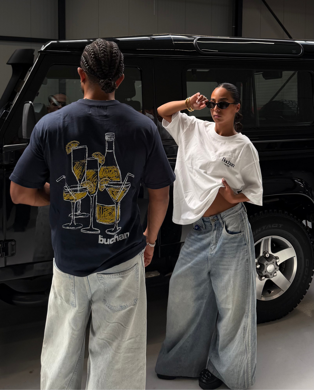 Buchan Lemonade T-Shirt - Navy