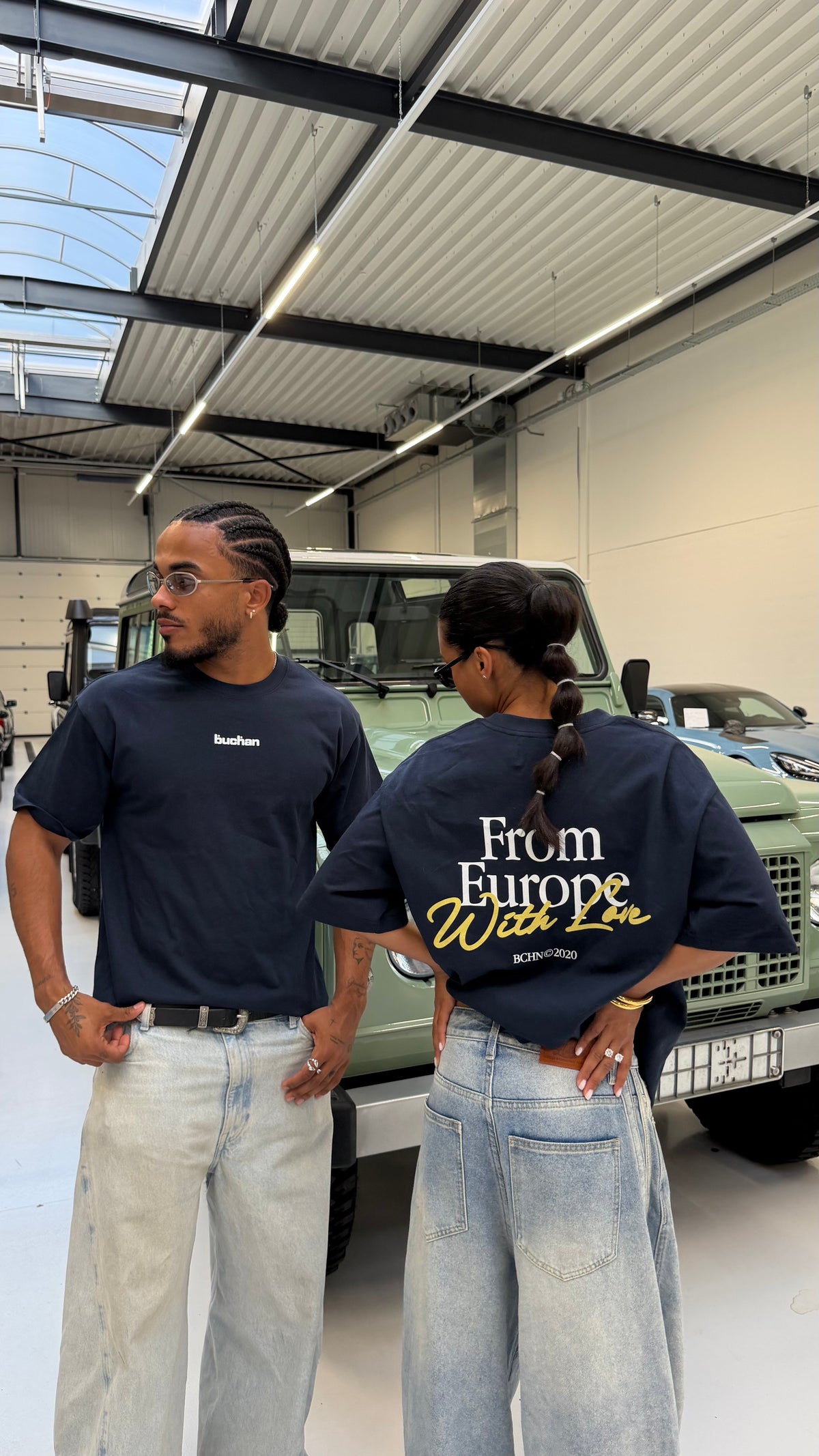 From Europe With Love T-Shirt - Navy