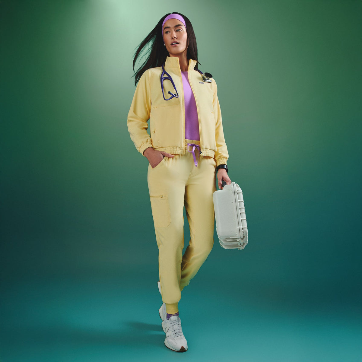Zamora Jogger Scrub Pant™ - Butter Yellow