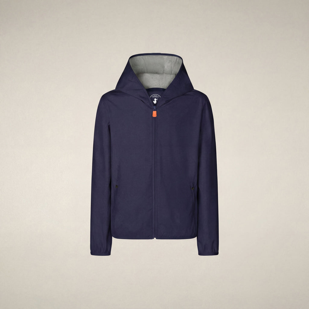 Unisex Kids Hooded Jacket Jules in Navy Blue