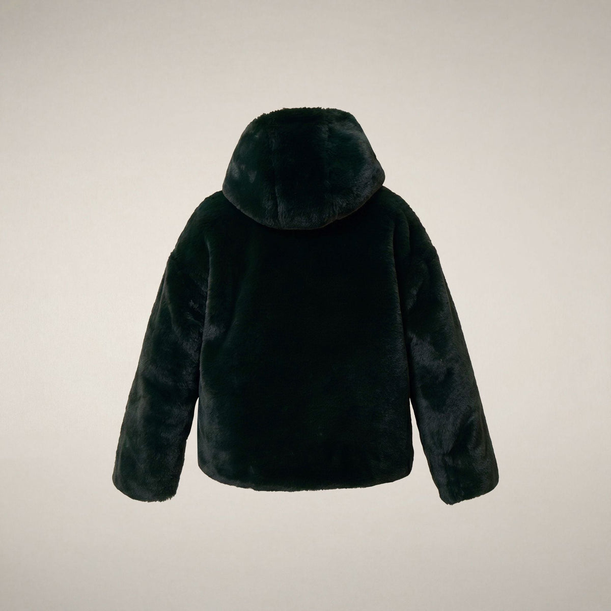 Manteau réversible en fausse fourrure Akiko vert Nori pour fille