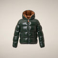 Boys' Puffer Jacket Artie in Nori Green