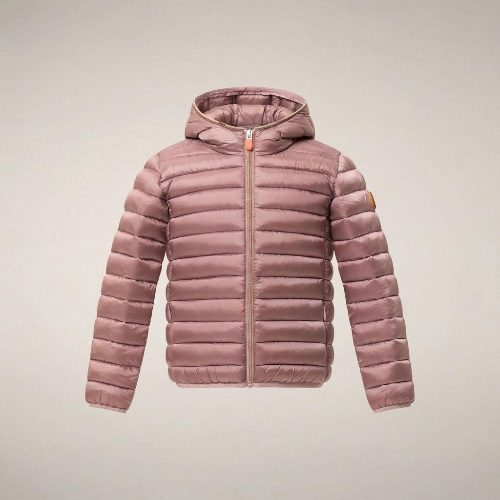 Girls' Puffer Jacket Iris in Misty Rose