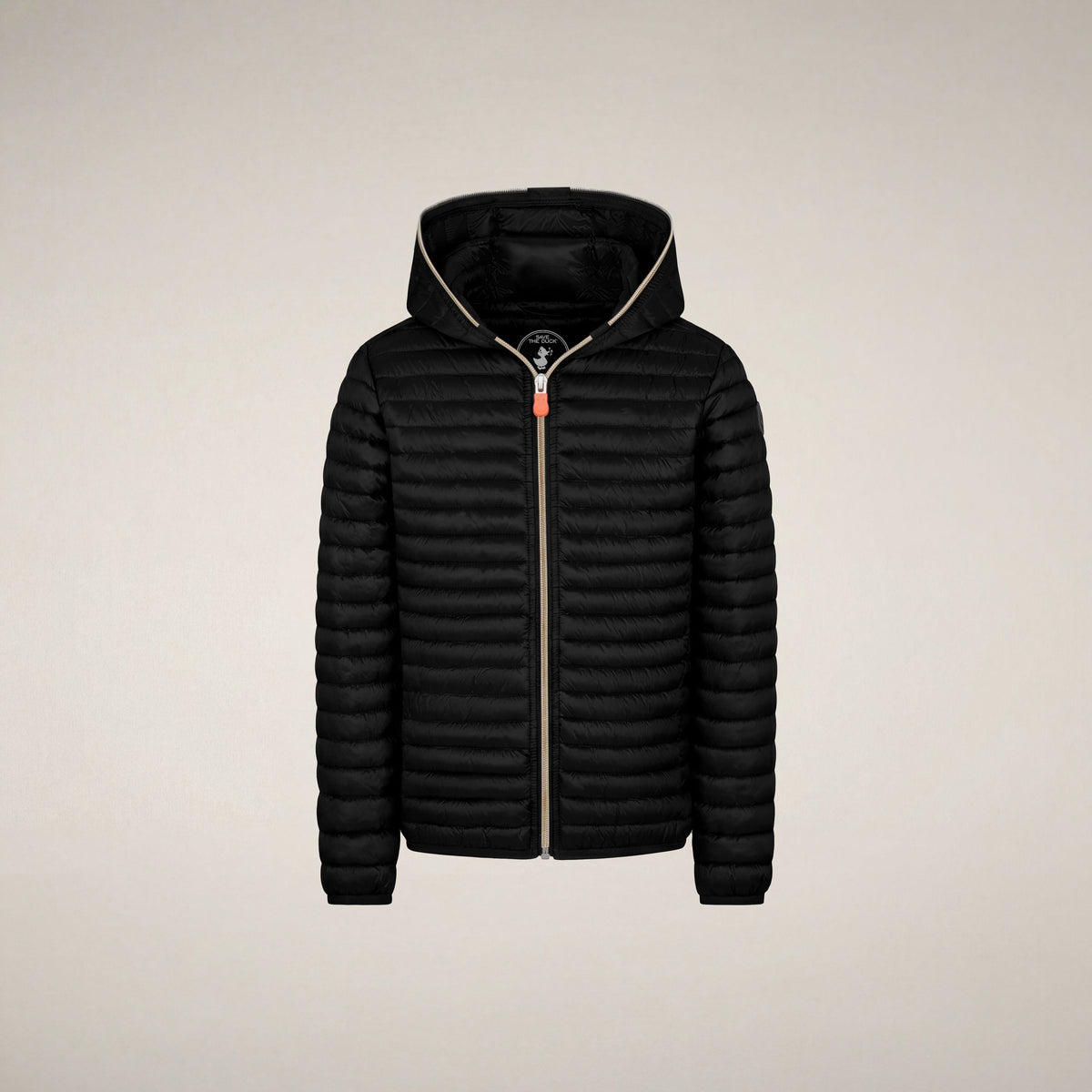 Girls' Hooded Puffer Jacket Rosy in Black