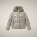 Girls' Bomber Jacket Ulla in Rainy Beige