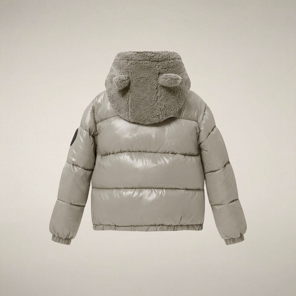 Girls' Bomber Jacket Ulla in Rainy Beige