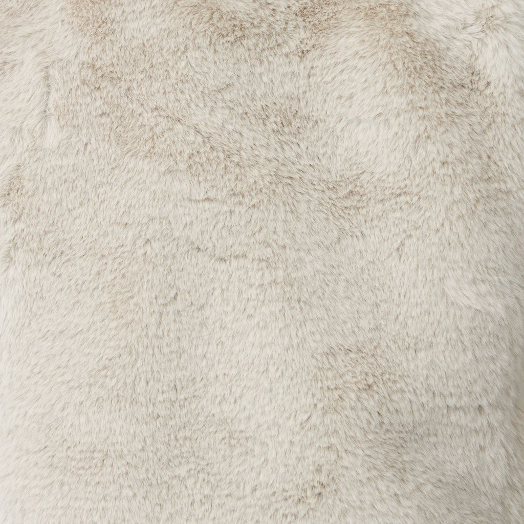 Girls' Reversible Faux Fur Jacket Chloe in Rainy Beige