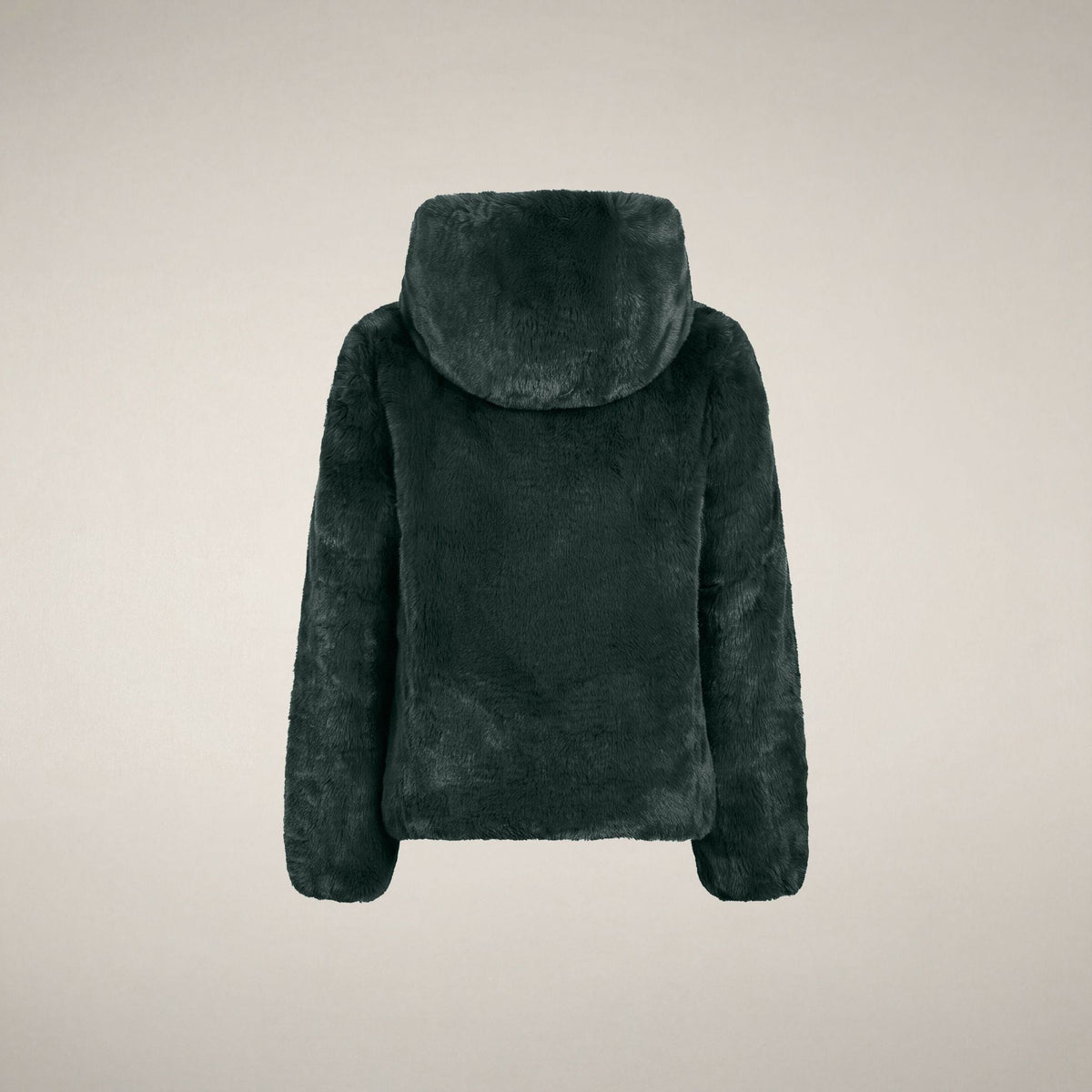 Girls' Reversible Faux Fur Jacket Chloe in Nori Green